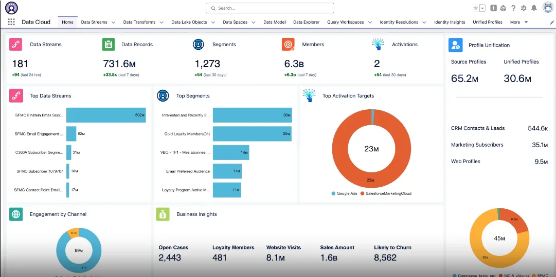 Salesforce Data Cloud: Nền tảng vận hành bằng dữ liệu cho doanh nghiệp hiện đại 2 Salesforce Data Cloud