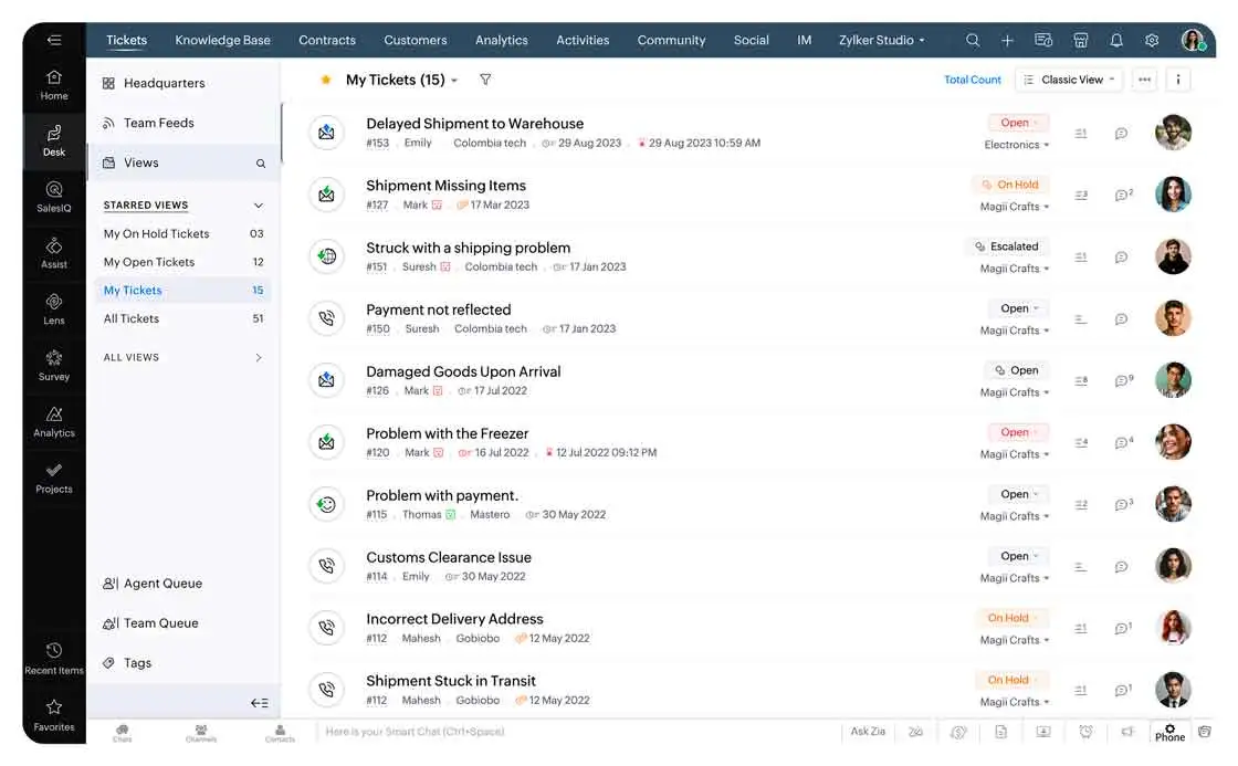 Tối ưu hiệu suất và chi phí vận hành với hệ sinh thái Zoho Service Plus 3 Zoho Service Plus
