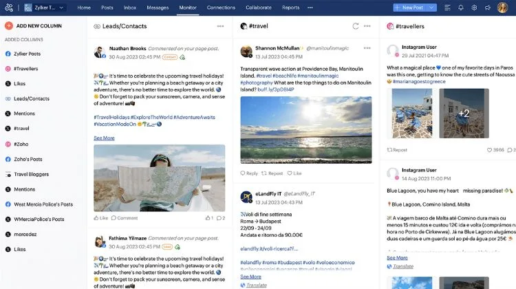 Zoho Social: 5 Tính Năng Quản Lý Mạng Xã Hội Hiệu Quả 2 Zoho Social
