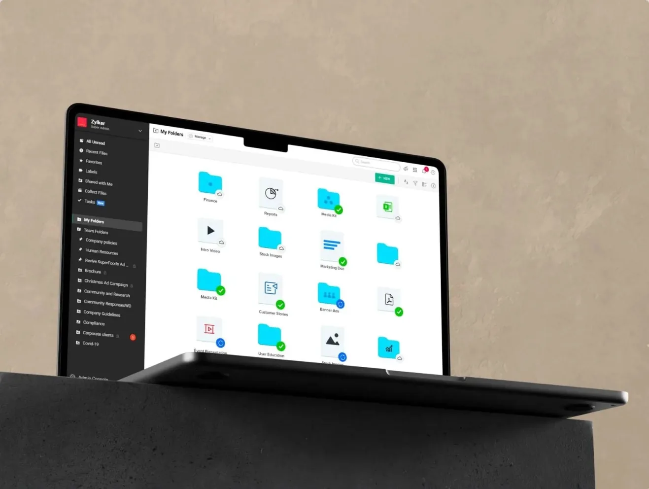 Khái niệm Zoho WorkDrive