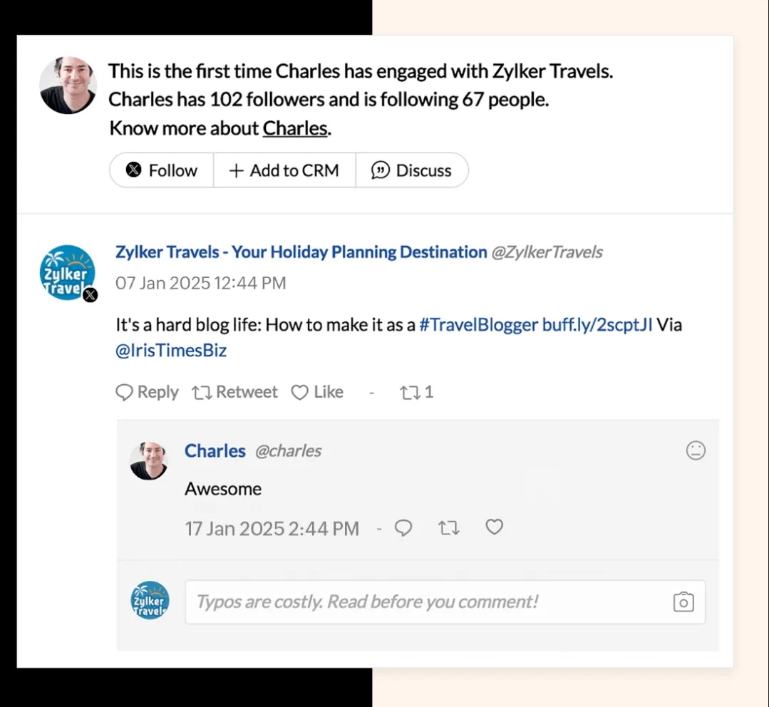 Zoho Social: 5 Tính Năng Quản Lý Mạng Xã Hội Hiệu Quả 6 Xem phát trực tiếp những tương tác trên mạng xã hội của bạn trong một tab riêng
