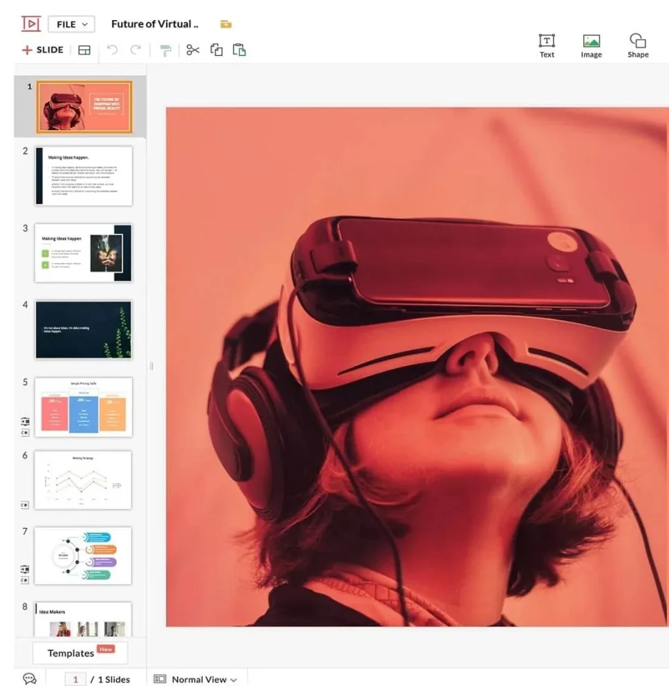 WorkDrive tích hợp sẵn ba ứng dụng văn phòng mạnh mẽ: Zoho Writer, Zoho Sheet và Zoho Show.